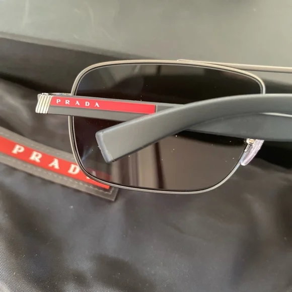 Prada sunglasses with the glasses bag and box